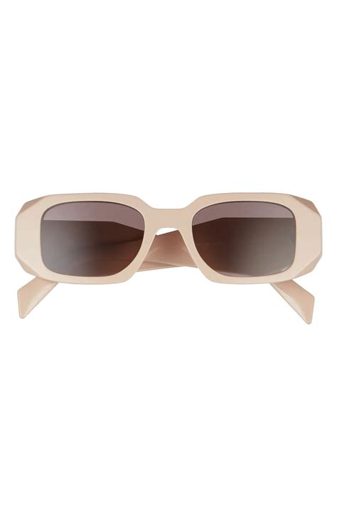 prada runway sunglasses prada sunglasses 2023|runway 49mm rectangular sunglasses.